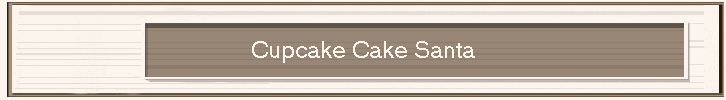 Cupcake Cake Santa