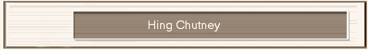 Hing Chutney