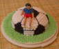 Tejas soccer cake