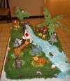 Jungle Cake Front View