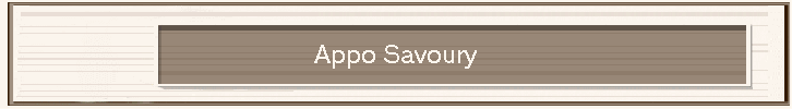 Appo Savoury