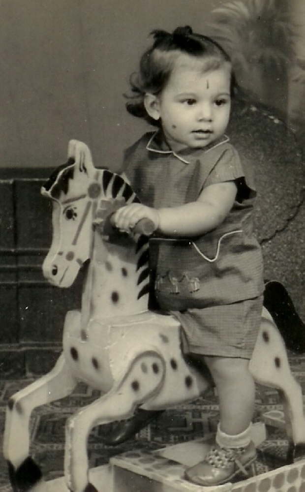 Chandru and Rocking Horse